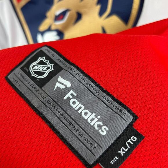 Fanatics Florida Panthers Brad Marchand #63 Red Jersey Men’s Size XL NHL New - Picture 6 of 9